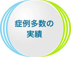症例多数の実績